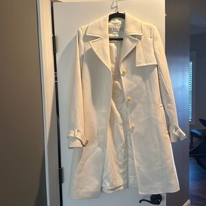 Trina Turk, off-white trenchcoat